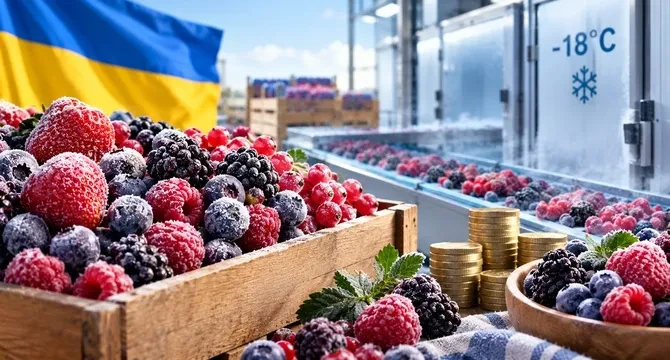 Експорт заморожених ягід приніс Україні $279,5 млн